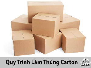 Quy trình làm thùng carton 