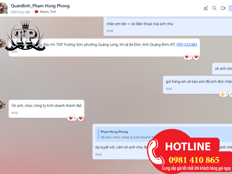 khách hàng quảng bình