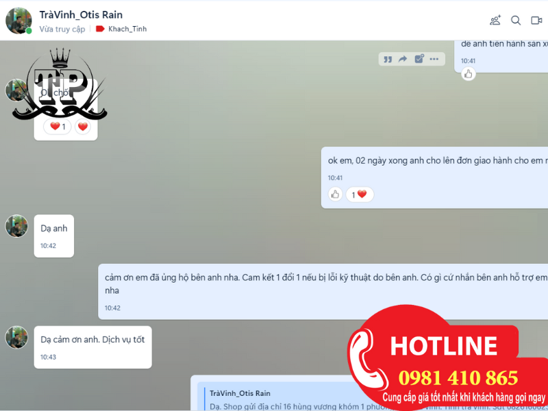 khách hàng trà vinh