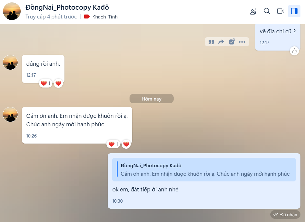 khách hàng đồng nai