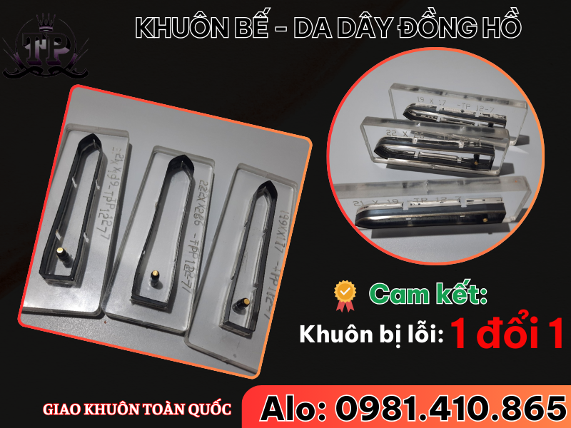 khuôn bế da dây đồng hồ