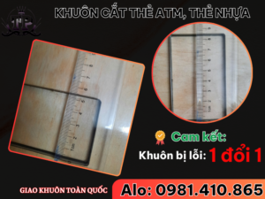 Khuôn Cắt Thẻ ATM Card PVC