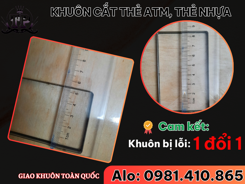 Khuôn Cắt Thẻ ATM Card PVC